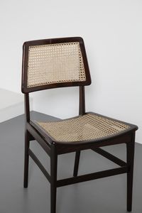 TENREIRO JOAQUIM (1906 - 1992) : Quattro sedie, 1960 circa.  - Asta ASTA 308 - DESIGN (Tradizionale) - Associazione Nazionale - Case d'Asta italiane