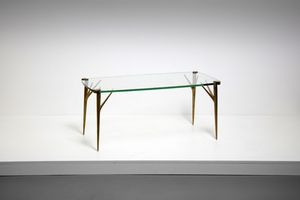 INGRAND MAX (1908 - 1969) - Tavolino da salotto produzione Fontana Arte anni Cinquanta.