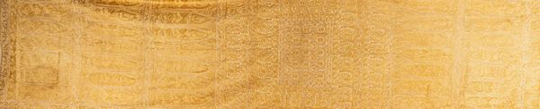 Arte Islamica : Raffinato sari in seta ricamata a motivo di foglie di butehIndia, XIX secolo  - Asta ASTA ISLAMICA E INDIA (Tradizionale) - Associazione Nazionale - Case d'Asta italiane