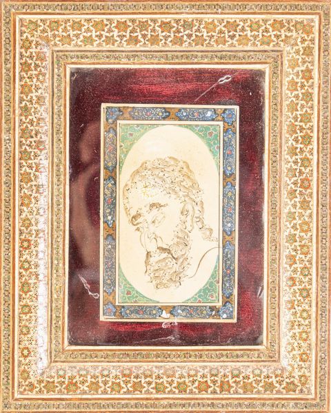 Arte Islamica : Ritratto composito di Hafez su avorio Persia, XIX secolo  - Asta ASTA ISLAMICA E INDIA (Tradizionale) - Associazione Nazionale - Case d'Asta italiane