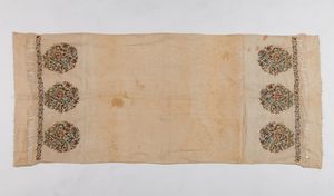 Arte Islamica - Lotto di cinque tessuti floreali ottomani Turchia, Anatolia, XVIII-XIX secolo
