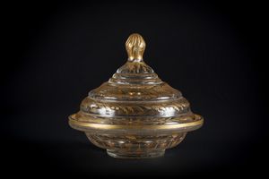 Arte Islamica - Sahan in vetro doratoTurchia, XIX secolo