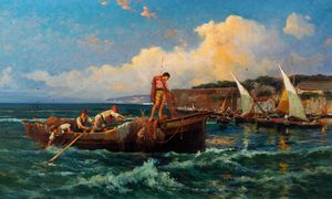 Pietro Barucci - Il ritorno dalla pesca