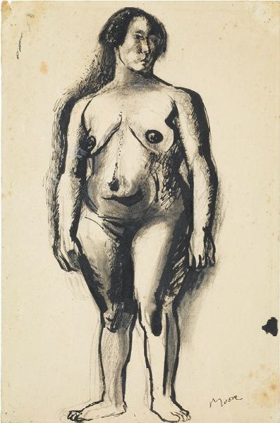 Standing nude  - Asta Arte Contemporanea - Associazione Nazionale - Case d'Asta italiane