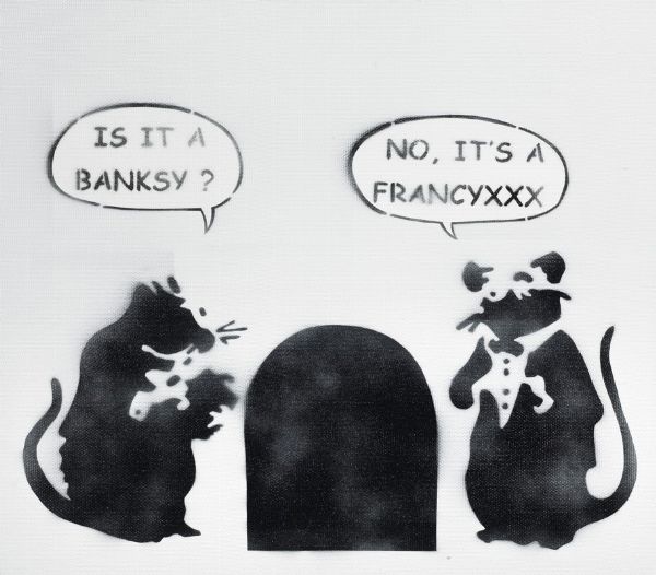 Banksy vs Francyxxx  - Asta Arte Contemporanea - Associazione Nazionale - Case d'Asta italiane
