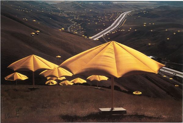 Umbrellas Yellow n. 10 (USA 1984-1991)  - Asta Arte Contemporanea - Associazione Nazionale - Case d'Asta italiane