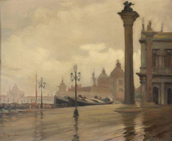 CELESTINO GAMBA Torino 1891 - ? : Venezia  - Asta Asta 176 Dipinti e Arti Decorative - Associazione Nazionale - Case d'Asta italiane