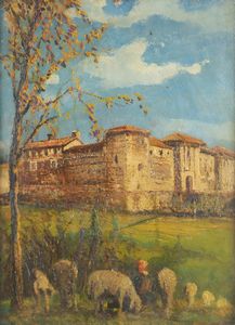 ROMOLO GARRONE Torino 1891 - 1959 - Castello 1930