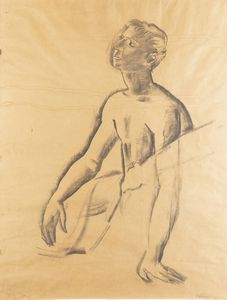 ESO PELUZZI Cairo Montenotte (SV) 1894 - 1985 - Ritratto di ragazzo 1960