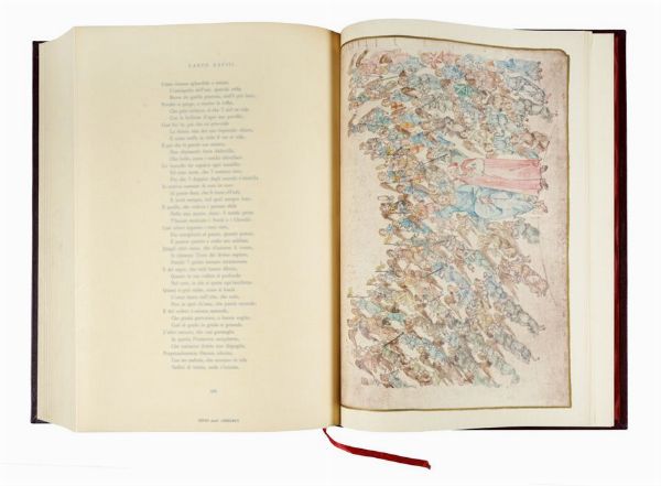 DANTE ALIGHIERI : La Divina Commedia. Illustrata da Sandro Botticelli.  - Asta Grafica & Libri - Associazione Nazionale - Case d'Asta italiane