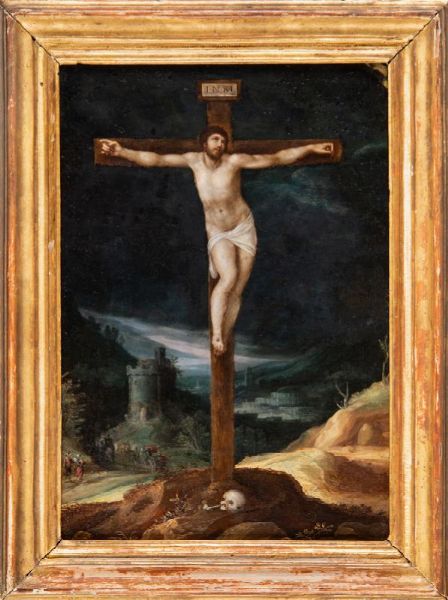 MARCELLO VENUSTI : Cristo crocefisso.  - Asta Grafica & Libri - Associazione Nazionale - Case d'Asta italiane
