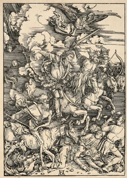 Albrecht Drer : I quattro cavalieri dell'Apocalisse.  - Asta Grafica & Libri - Associazione Nazionale - Case d'Asta italiane