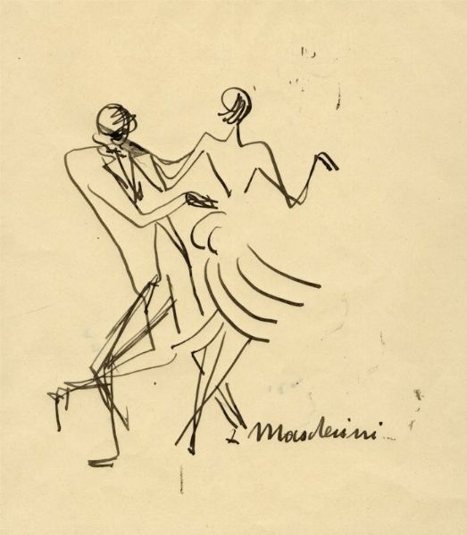 Marcello Mascherini : La danza.  - Asta Grafica & Libri - Associazione Nazionale - Case d'Asta italiane
