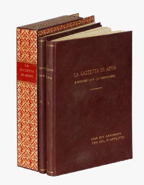 La Gazzetta di Adua.  - Asta Grafica & Libri - Associazione Nazionale - Case d'Asta italiane