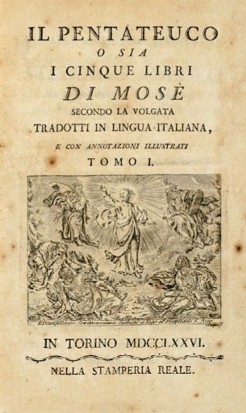 Del Vecchio Testamento secondo la volgata [...] Tomo I (-XVII).  - Asta Grafica & Libri - Associazione Nazionale - Case d'Asta italiane