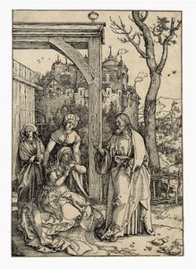 Albrecht Dürer - Cristo si congeda dalla madre.