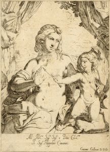 GIACOMO GALLINARI - Venere si punge un dito con la freccia di Cupido.