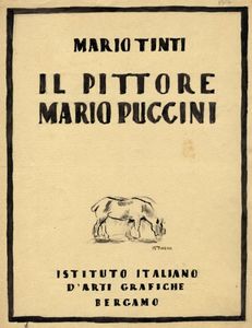 Mario Puccini - Bozzetto per copertina.