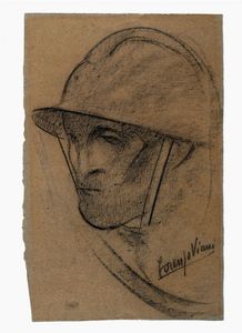 Lorenzo Viani - Testa di soldato.