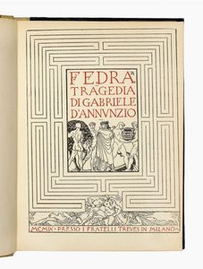 Gabriele D'Annunzio - Fedra. Tragedia.