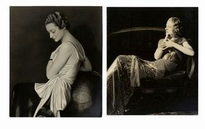 D'ORA MADAME - Quattro fotografie di modelle in abiti da sera.