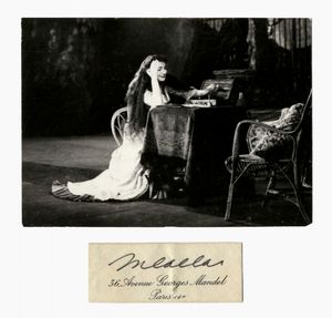 MARIA CALLAS - Fotografia di scena. Violetta in Traviata.