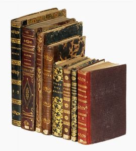DANTE ALIGHIERI - Lotto composto di 8 libri.