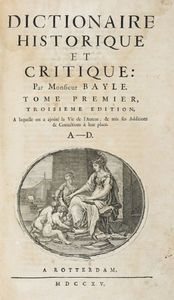 PIERRE BAYLE - Dictionnaire historique et critique [...] troisieme dition. Tome premier (-troisieme).