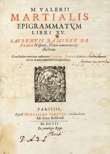 MARCUS VALERIO MARTIALIS - Epigrammatum libri XV.