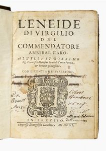 PUBLIUS VERGILIUS MARO - L'Eneide di Virgilio del Commendatore Annibal Caro...