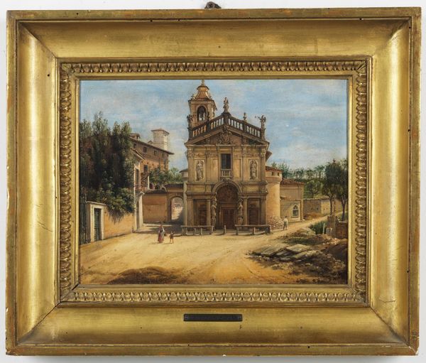 MIGLIARA GIOVANNI (1785 - 1837) : Chiesa della Madonnina in prato, Varese.  - Asta ASTA 311 - ARTE ANTICA E DEL XIX SECOLO - Associazione Nazionale - Case d'Asta italiane