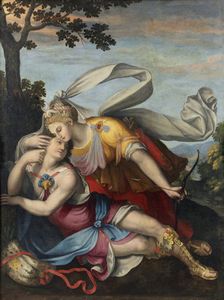 ARTISTA DEL XVII SECOLO - Diana e Endimione.
