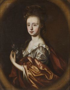 DAHL MICHAEL I (1659 - 1743) - Attribuito a. Ritratto di gentildonna.