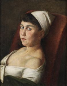 ARTISTA FRANCESE DEL XVIII-XIX SECOLO - Ritratto di donna.