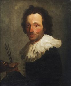 CASSANA NICCOLO' (1659 - 1714) : Ritratto di pittore.  - Asta ASTA 311 - ARTE ANTICA E DEL XIX SECOLO - Associazione Nazionale - Case d'Asta italiane