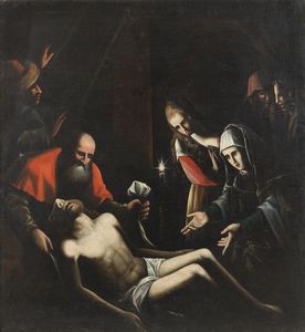 CAMBIASO LUCA (1527 - 1585) : Deposizione di Cristo.  - Asta ASTA 311 - ARTE ANTICA E DEL XIX SECOLO - Associazione Nazionale - Case d'Asta italiane