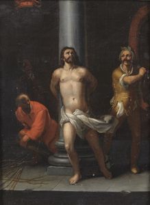 CALVAERT DIONISIO (1540 - 1619) : Flagellazione di Cristo.  - Asta ASTA 311 - ARTE ANTICA E DEL XIX SECOLO - Associazione Nazionale - Case d'Asta italiane