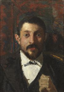 MILESI ALESSANDRO (1856 - 1945) - Ritratto di gentiluomo.