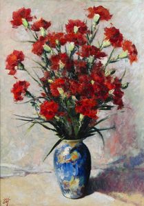 MICHELOZZI CORRADO (1883 - 1965) - Vaso di fiori.