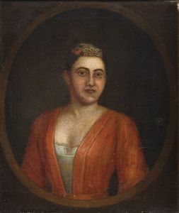 ARTISTA DEL XVIII SECOLO - Ritratto di donna.