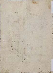 TESI MAURO ANTONIO (1730 - 1766) : Studio per architettura.  - Asta ASTA 311 - ARTE ANTICA E DEL XIX SECOLO - Associazione Nazionale - Case d'Asta italiane