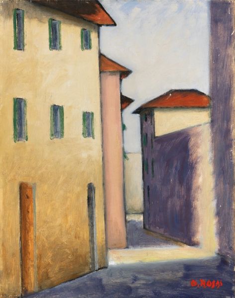 Case di Borgo Stella  - Asta Arte Moderna - Associazione Nazionale - Case d'Asta italiane