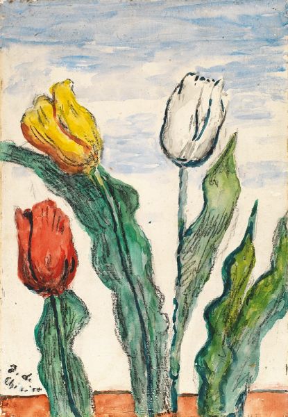I tulipani  - Asta Arte Moderna - Associazione Nazionale - Case d'Asta italiane