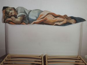 Scuola italiana del XIX secolo - Pastore dormiente