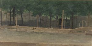 GIOVANNI BATTISTA QUADRONE Mondov (CN) 1844 - 1898 Torino - Paesaggio