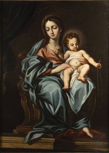 PITTORE ANONIMO - Madonna col bambino