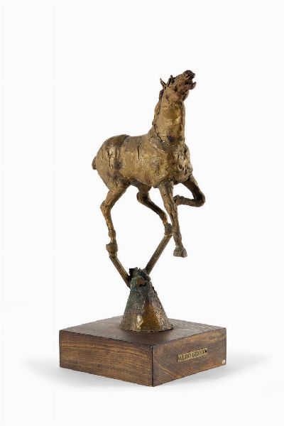 ALDO GRECO Catanzaro 1923 : Cavallo  - Asta Asta 178: Asta di sculture - Associazione Nazionale - Case d'Asta italiane