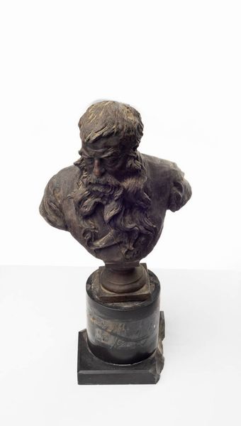 VINCENZO GEMITO Napoli 1852 - 1929 : Busto del pittore Meissonier  - Asta Asta 178: Asta di sculture - Associazione Nazionale - Case d'Asta italiane