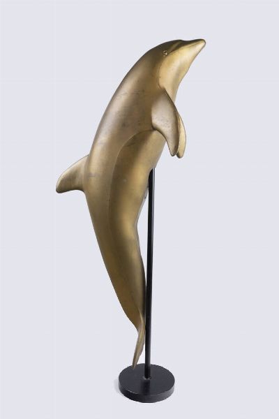 OMAR RONDA Portula (BI) 1947 - 2017 : Delfino d'oro 1994  - Asta Asta 178: Asta di sculture - Associazione Nazionale - Case d'Asta italiane