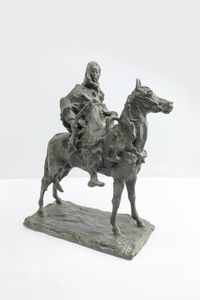 PAOLO TROUBETZKOY Intra (NO) 1866 - 1938 Suna (NO) - Beduino a cavallo